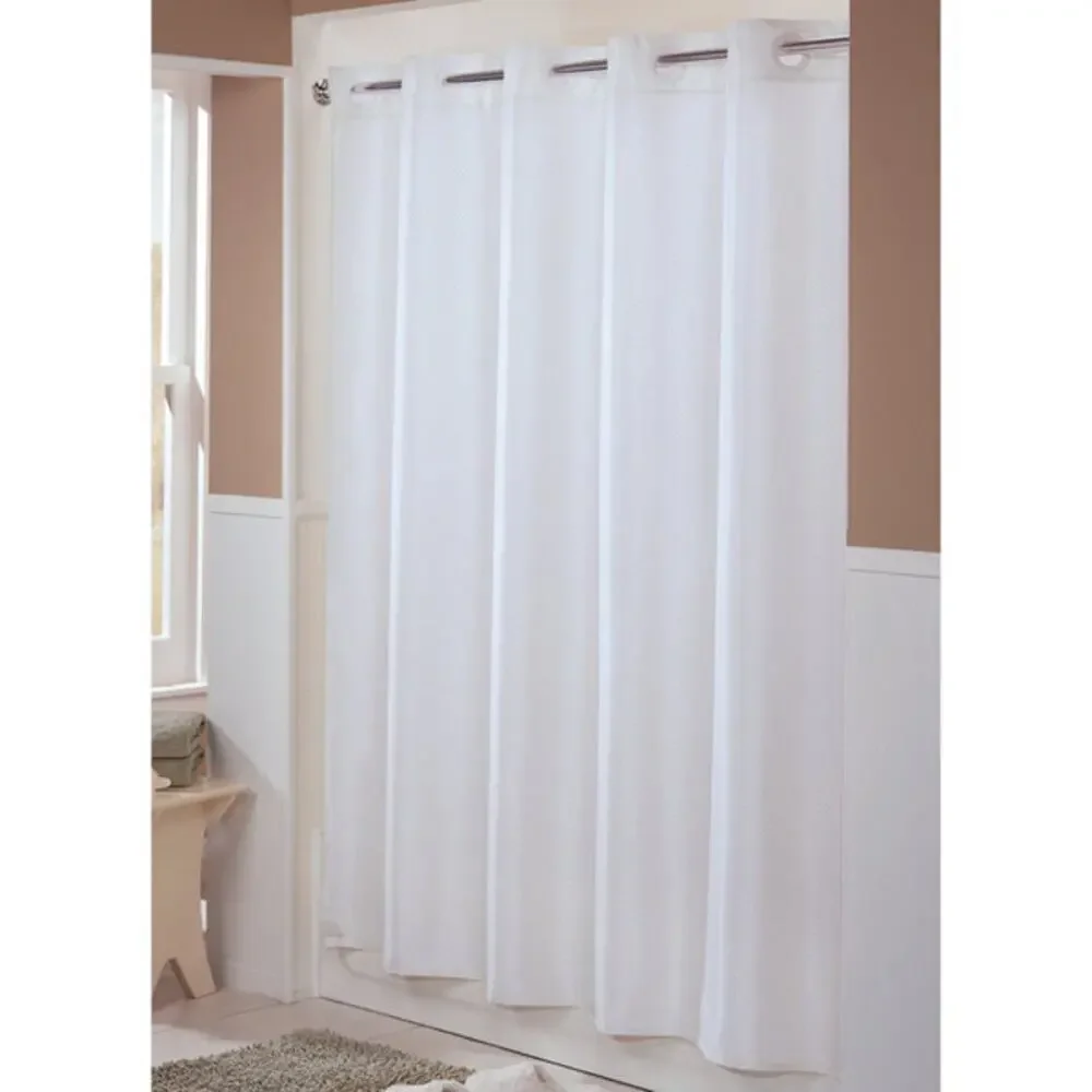 NEW! Hookless HBH44ENG01 Englewood Shower‎ Curtain BEIGE 71x77